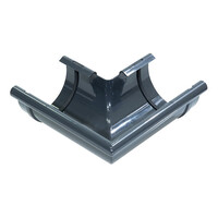 PVC Dakgoot Antraciet 12,5cm