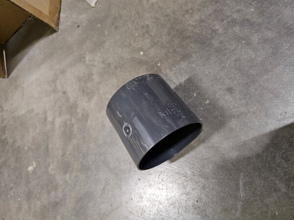 PVC Dakgoot Antraciet 12,5cm