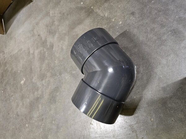 PVC Dakgoot Antraciet 12,5cm