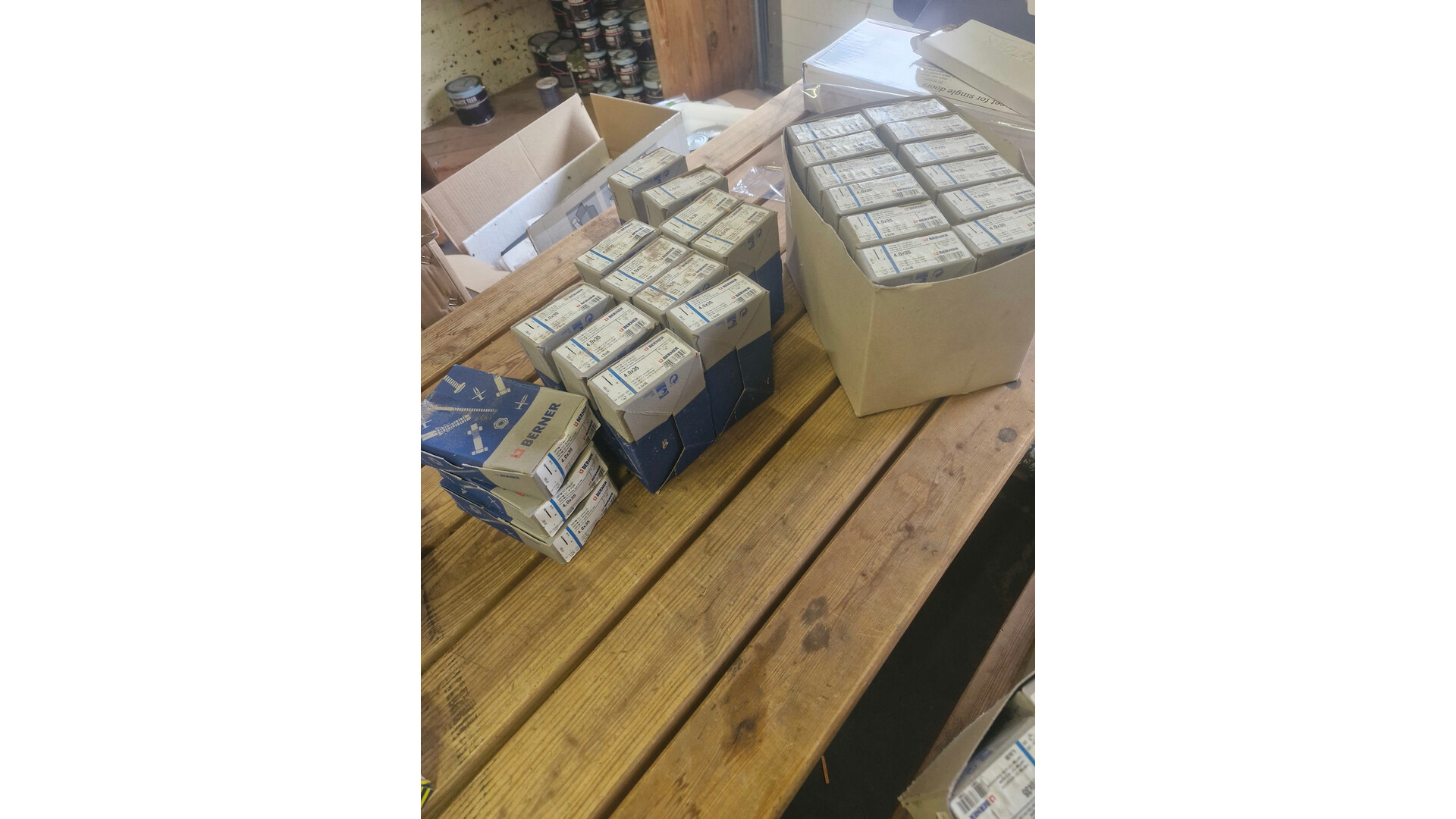 Berner 4x35 Easy Cut verzinkt 200 stuks zolderverkoop op=op