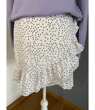 Dots skirt white