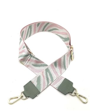 Strap pink/green golden details