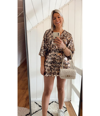 Mini glitter dress/playsuit