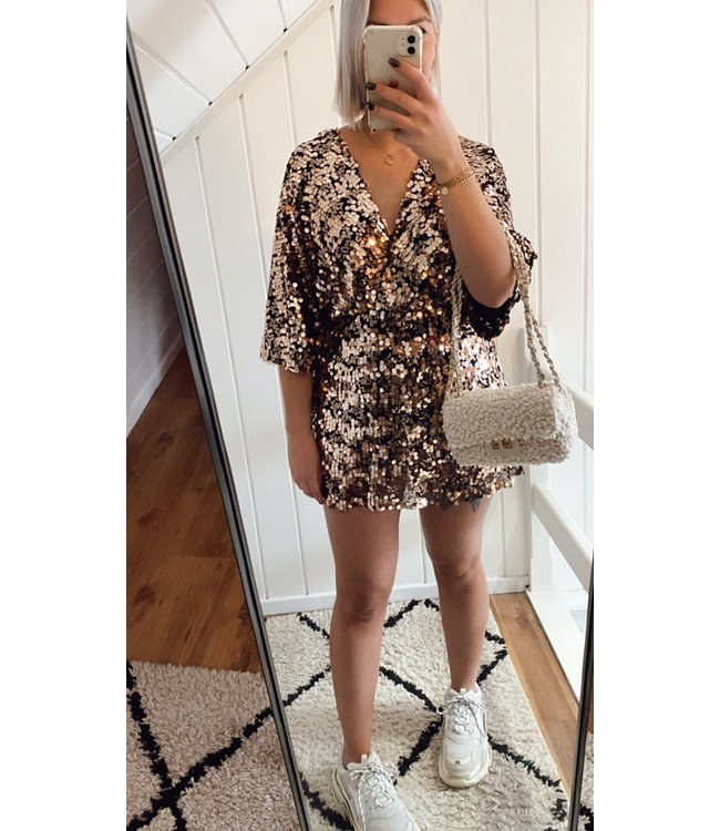 Mini glitter dress/playsuit