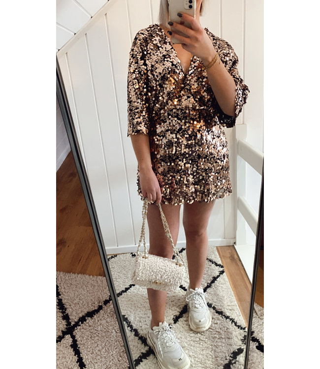 Mini glitter dress/playsuit