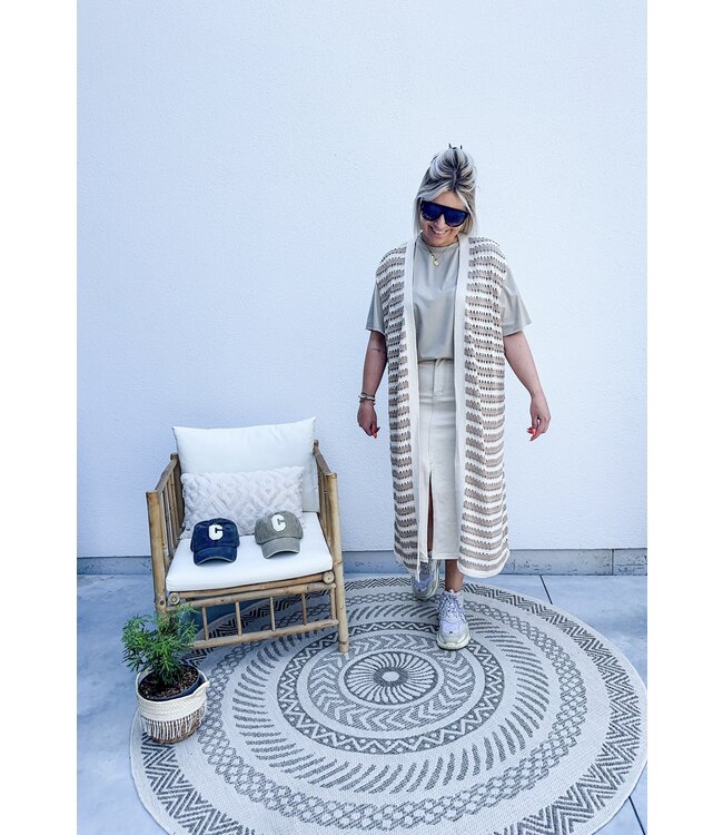 Oversized t-shirt beige