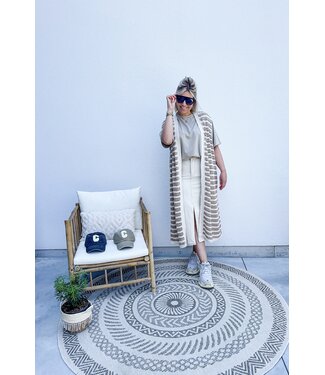 Oversized t-shirt beige