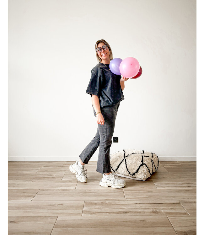 Washed t-shirt black