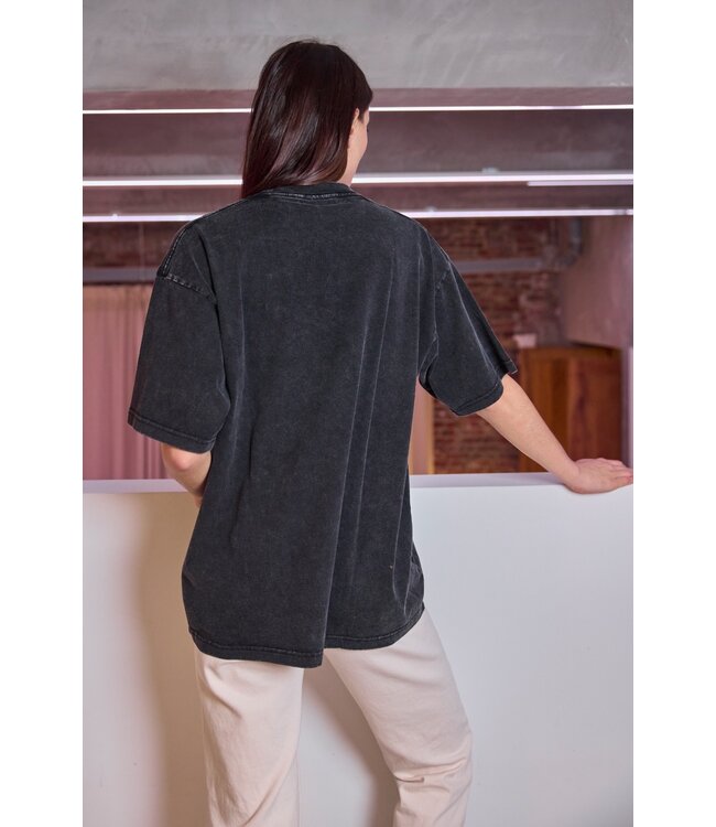 Washed t-shirt black