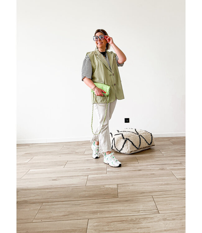 Striped t-shirt black