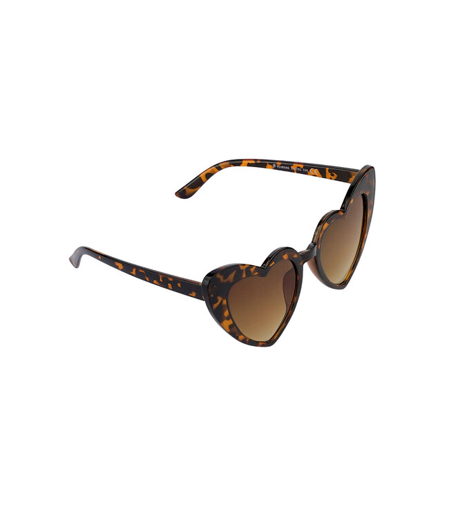 Heart sunnies brown