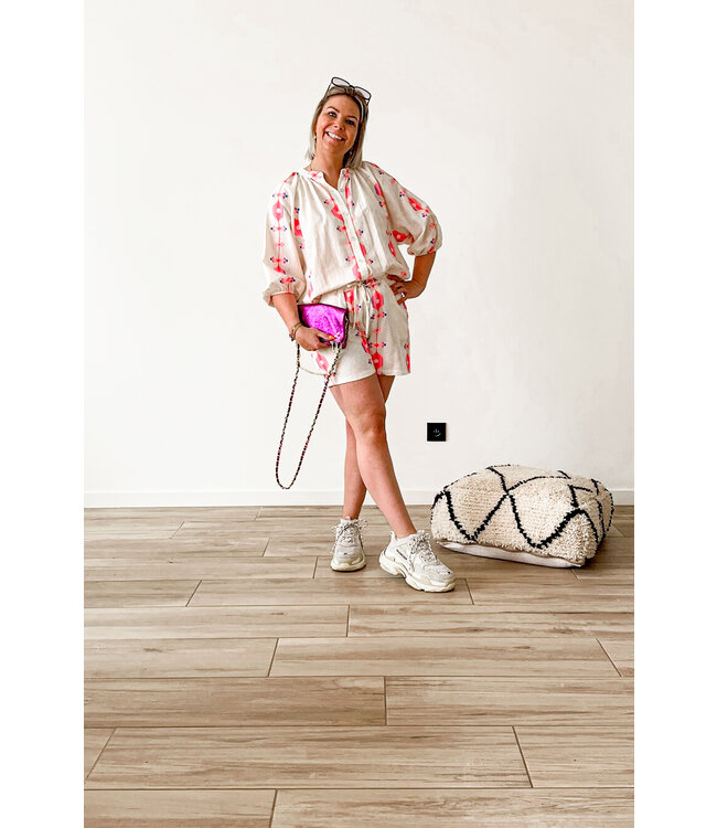 Printed summer blouse