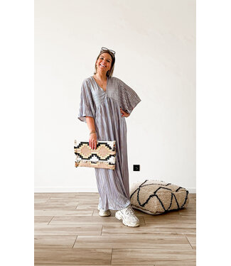 Maxi silver dress