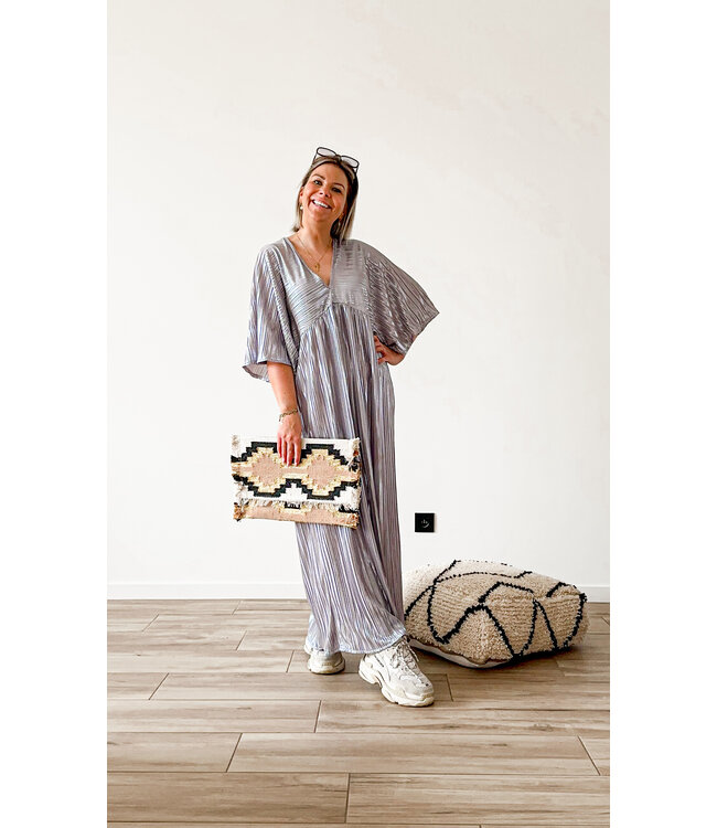 Maxi silver dress
