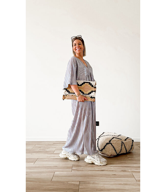 Maxi silver dress