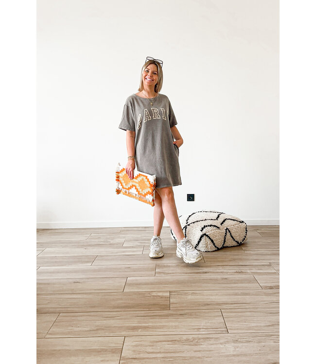Washed t-shirt dress paris