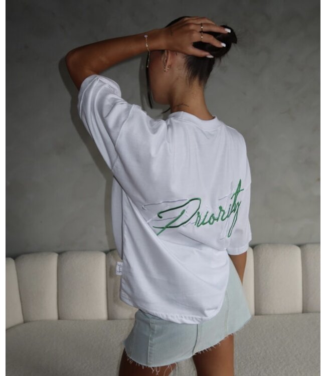 Oversized t-shirt priority