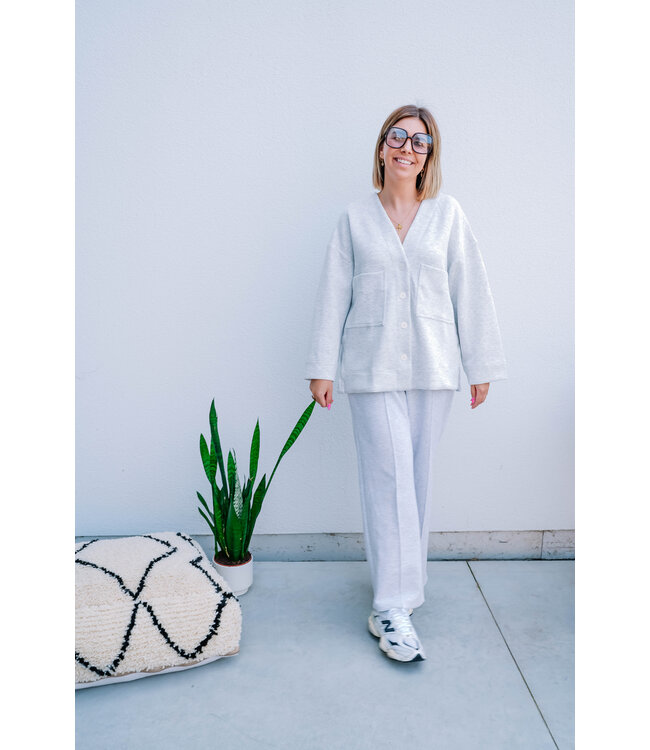 Softest cardigan grey