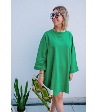 T-shirt dress green