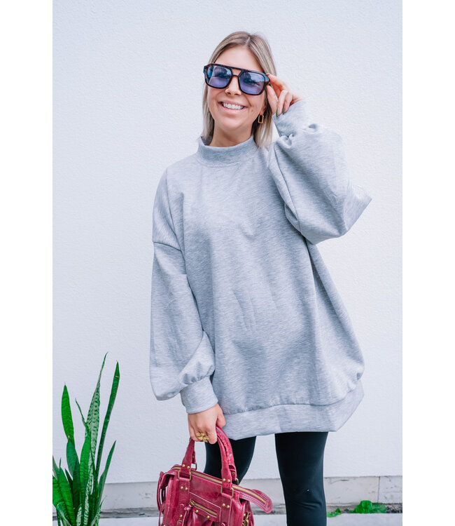 Joy de vivre Antwerp the label Joy sweater grey