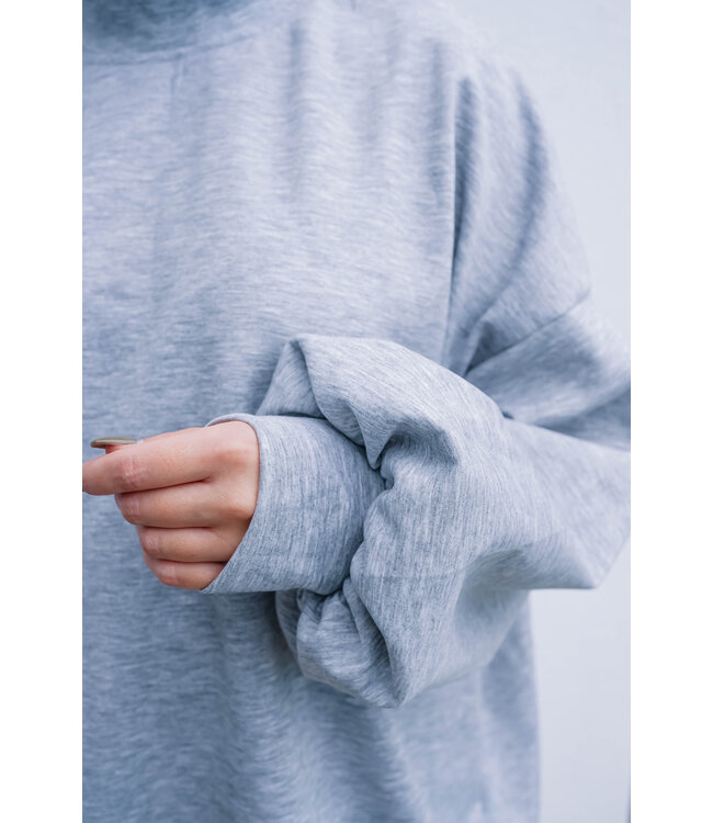 Joy de vivre Antwerp the label Joy sweater grey