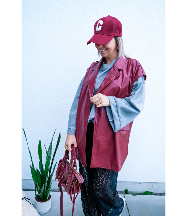Waistcoat bordeaux