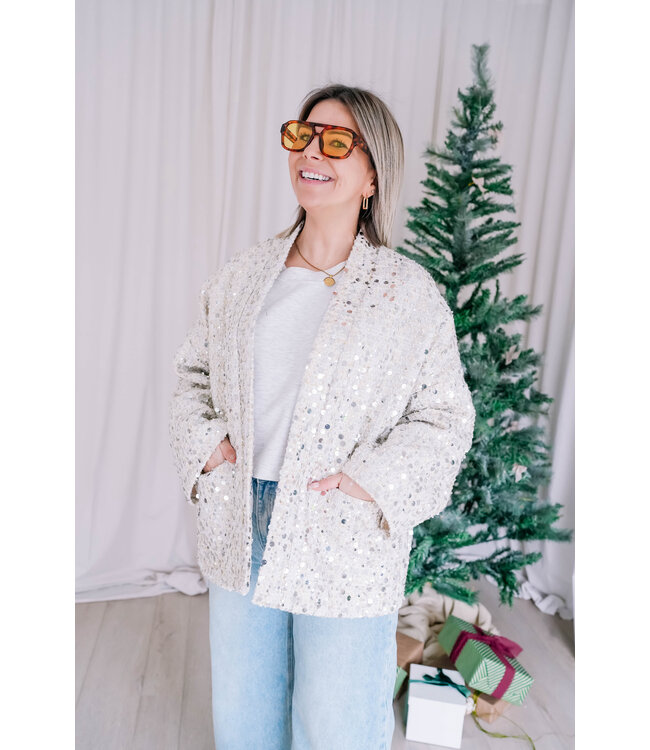 Sequins cardigan