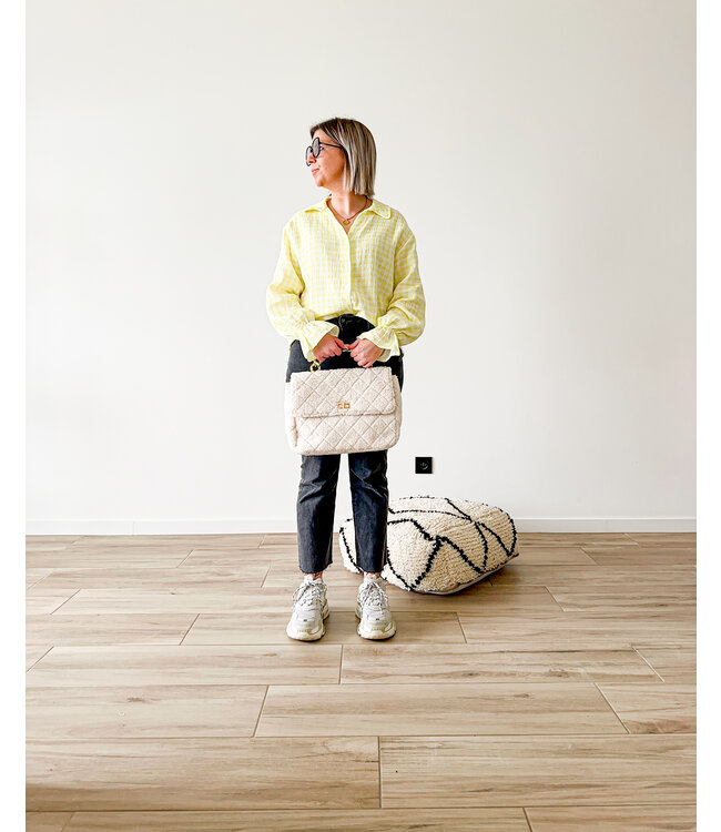 Vichy tetra blouse yellow