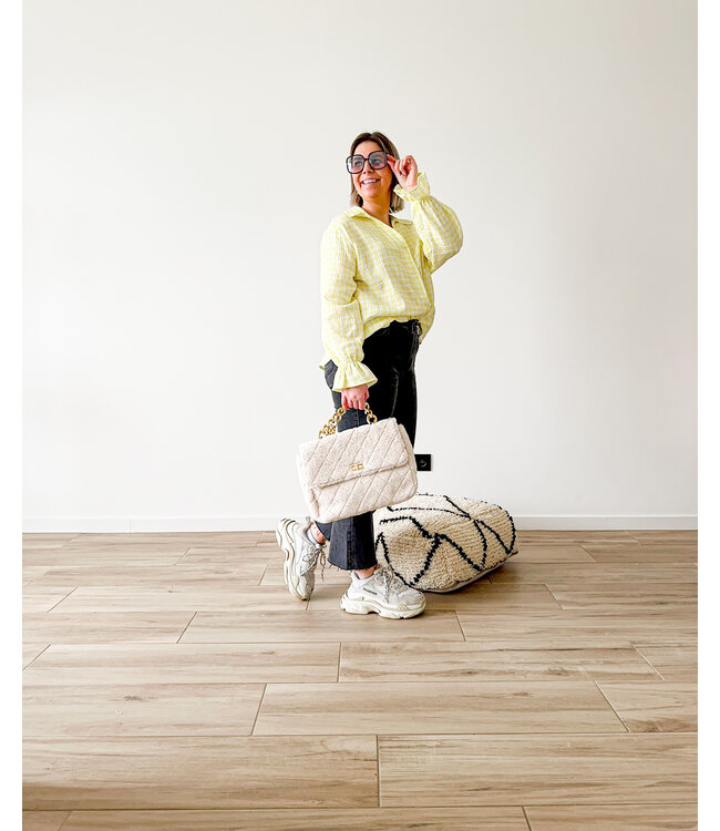 Vichy tetra blouse yellow