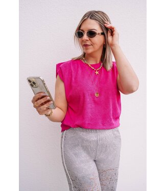 Terry top fuchsia