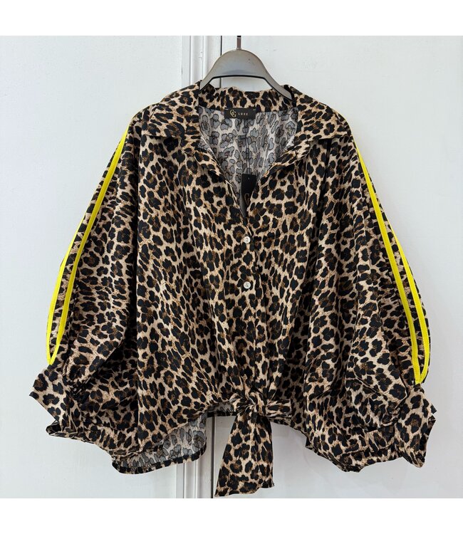 Leo blouse yellow details