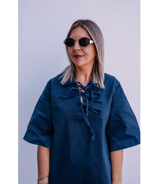 Jeans dress navy