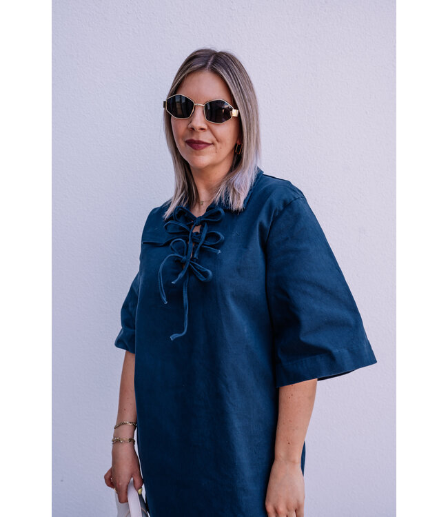 Jeans dress navy