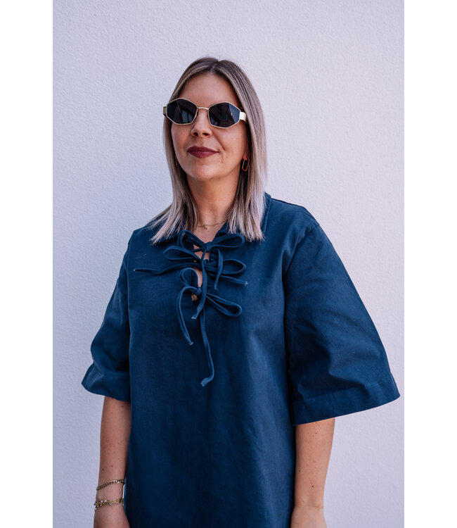 Jeans dress navy