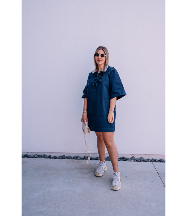 Jeans dress navy