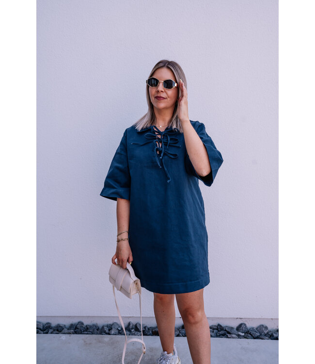 Jeans dress navy
