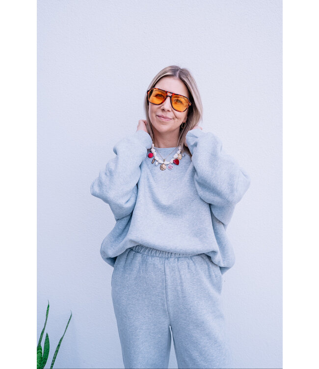 Oversized sweater grey