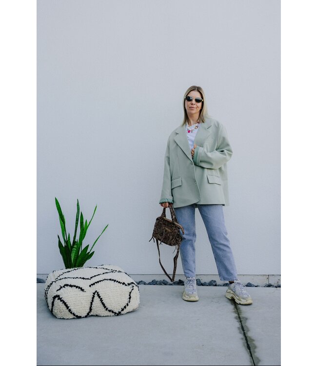 Dad blazer soft green