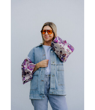 Oversized denim jacket