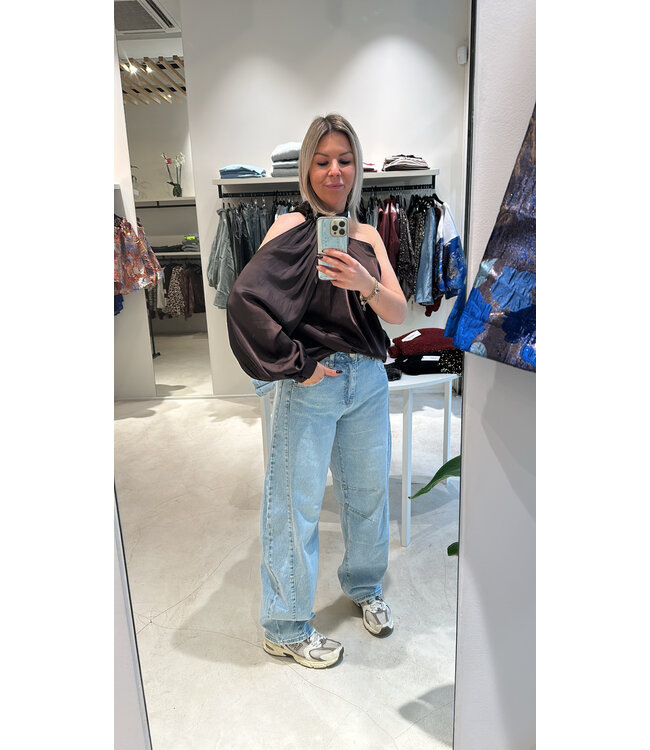 Balloon jeans light blue