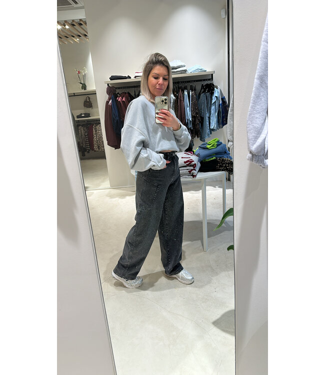 Balloon glitter jeans black