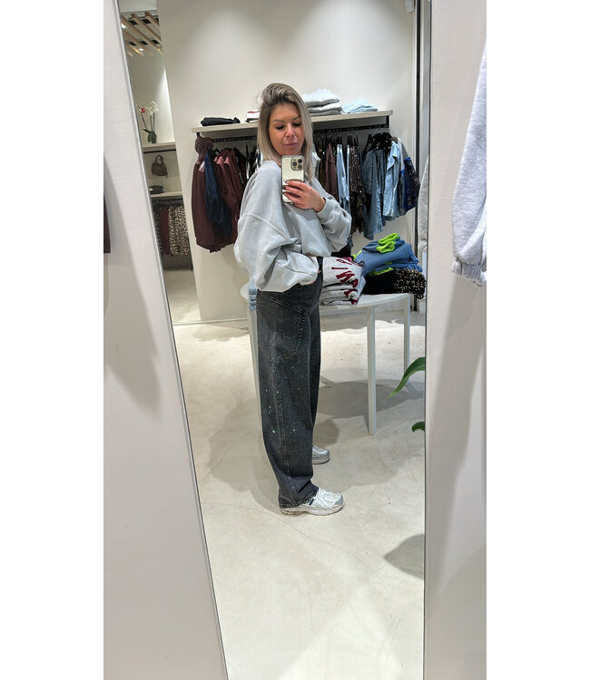 Balloon glitter jeans black