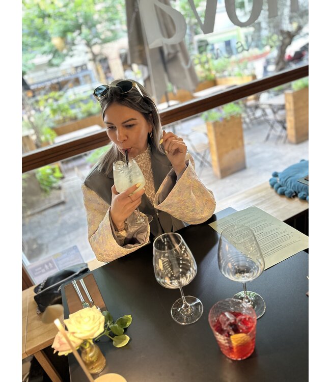 Dad blazer flower sleeves