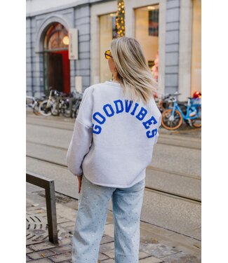 Sweater goodvibes blue