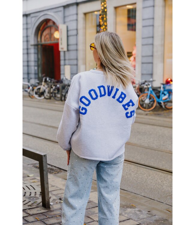 Sweater goodvibes blue