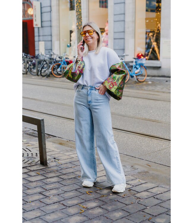 Wide jeans light blue