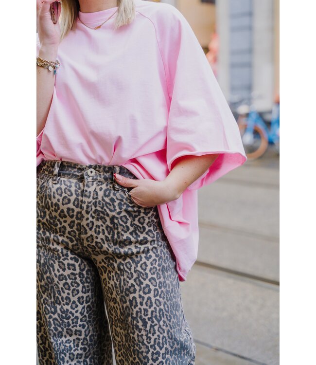 Oversized t-shirt rose