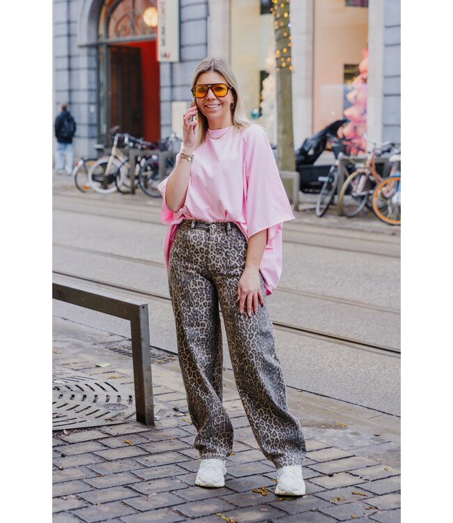 Oversized t-shirt rose