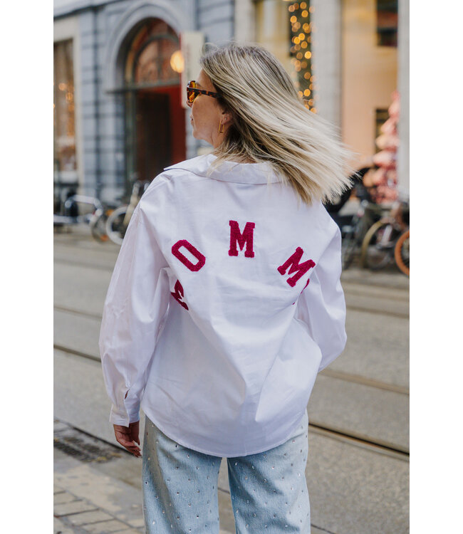 Mommy shirt bordeaux