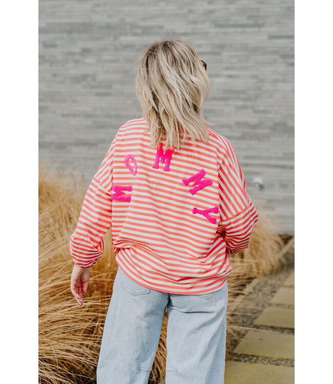 Thin striped mommy sweater